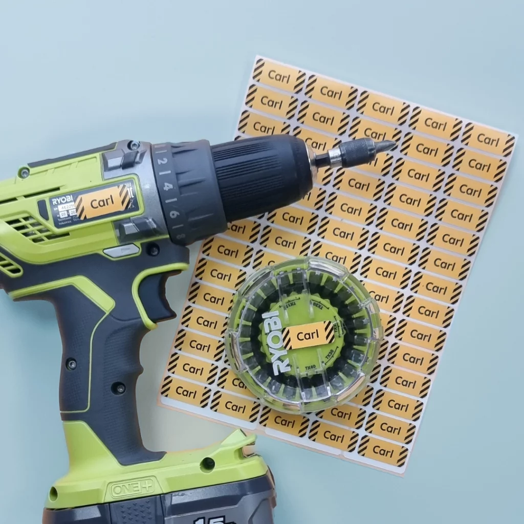 Clearly Labeled Tools Labeling Tools: Why Personalized Labels Work | Name Labels